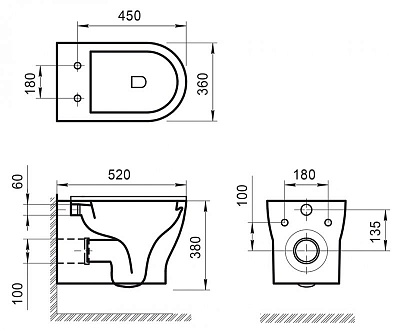 Сиденье быстросъемное дюропласт soft close металлическое крепление Belbagno KRAFT BB865SC