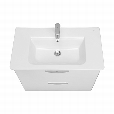 Тумба под раковину Roca The Gap 80 белая матовая ZRU9302732