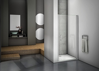 Душевое ограждение Good Door MOKKA DR-80-C-WE (без уплотнителя )
