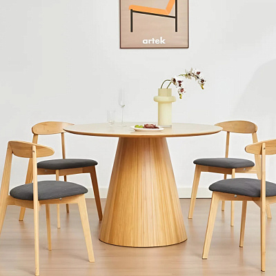 Круглый стол на ножке ARTS & CRAFTS FN-266D