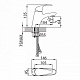 Смеситель для умывальника Milardo Java JAVSB00M01