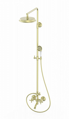 Душевая система Wonzon & Woghand RETRO, Брашированное золото WW-88739020-BG