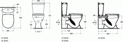 Ideal Standard Ocean Junior унитаз (W909001) + стульчак микролифт