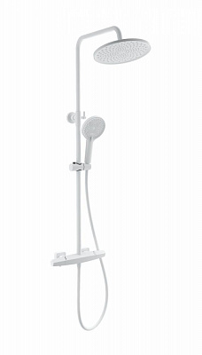 Душевая система с термостатом Wonzon & Woghand NEO, Белый матовый WW-B3045-A-MW