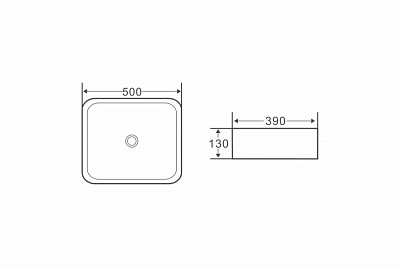Накладная раковина BelBagno BB1304