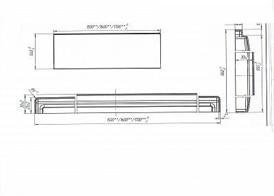 Фронтальная панель для ванны 1Marka Flat MG 150