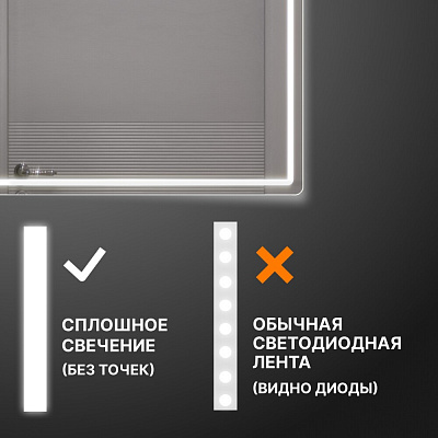Шкаф навесной VIGO Geometry Step 600 с зеркалом, арт 301