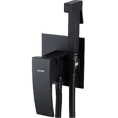 Gappo G7207-6 Встроенный   гигиенический душ,черный