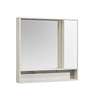 Зеркальный шкаф Aquaton Флай 100 белый, дуб крафт 1A237802FAX10