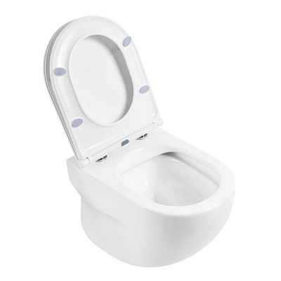 Сиденье быстросъемное дюропласт soft close металлическое крепление Belbagno ONDA BB2031SC