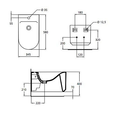 Биде подвесное Ideal Standard Moments K506101