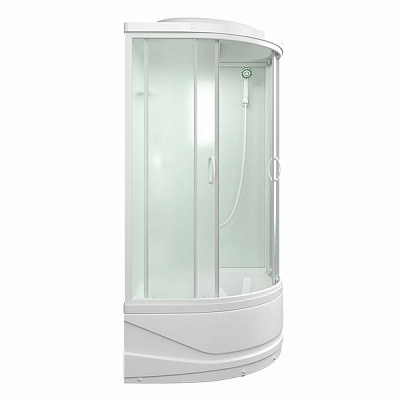 Душевая кабина 100х100 Mirwell MR3510TP-C3-RUS, высокий поддон