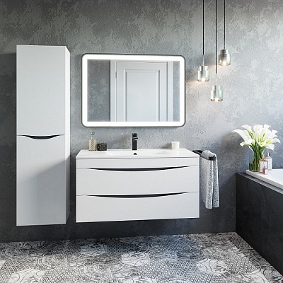 Тумба без раковины Iddis Cloud 100 белая CLO10W1i95