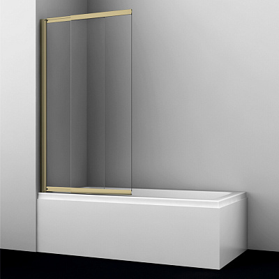 Стеклянная шторка WasserKRAFT Schunter 82S02-80 WasserSchutz