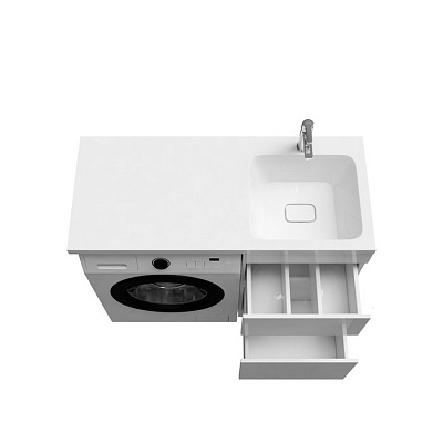 Тумба с раковиной для стиральной машины IDDIS Optima Home 110 см OPH11RBi95K