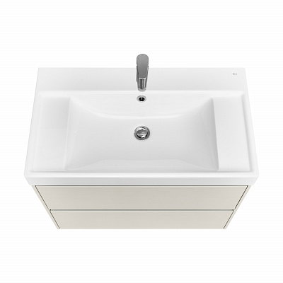 Тумба под раковину Roca Ona Ivory 800 слоновая кость, 2 ящика, ZRU9307862