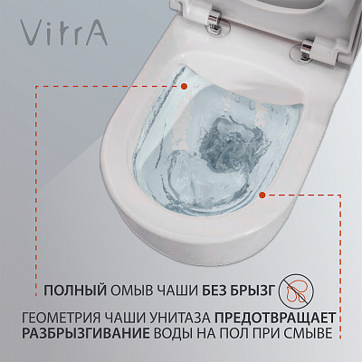 Комплект инсталляции с унитазом 3в1 Vitra 7855N007-7150
