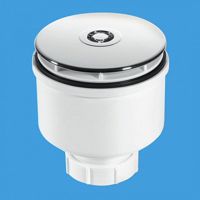 Сифон бутылочный для поддона McAlpine MRS8MECP-VL