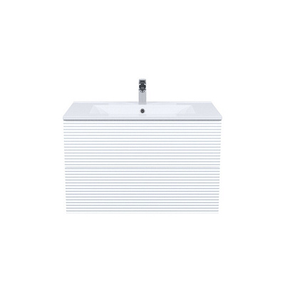 Тумба с раковиной (0138000i28) подвесная 80 см белая IDDIS Bild BIL80W0i95K