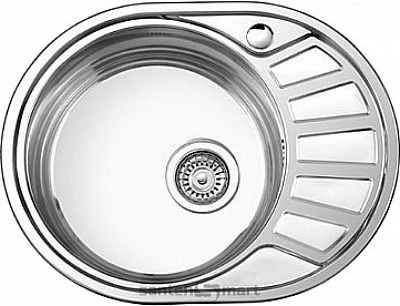 Мойка Ledeme L65745-L 570*450 декор левая