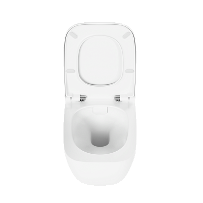 Инсталляция с унитазом VitrA Shift (Шифт) 9855B003-7207 комплект 3 в 1 с сиденьем микролифт безободковый Rim-ex (Рим-экс)