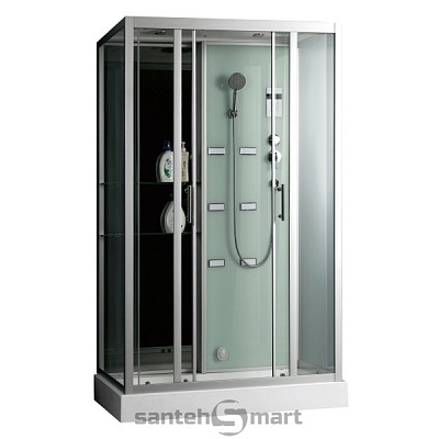 Душевая кабина Frank F504-1 пристенная 1300*850 низкий поддон