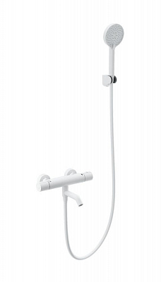 Смеситель для ванны с душем и термостатом Wonzon & Woghand, Белый матовый WW-B3029-A1-MW