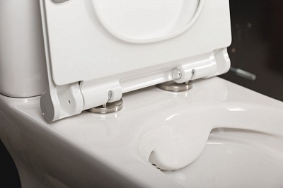 Сиденье быстросъемное дюропласт soft close металлическое крепление Belbagno ROMANO  BB2112SC
