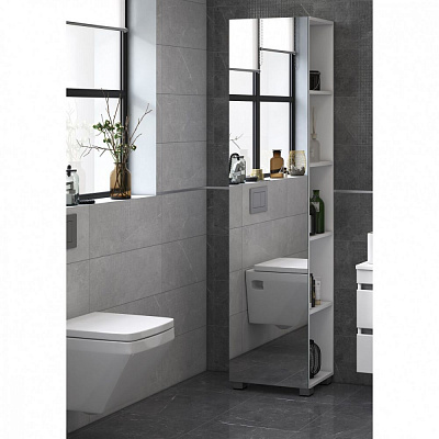 Шкаф пенал зеркальный 45 см Vigo Urban 450 pn.URB.45