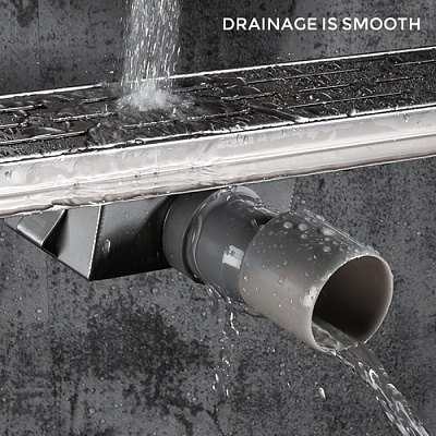 Душевой трап Gappo G85007-2 нерж.сталь 70*500мм