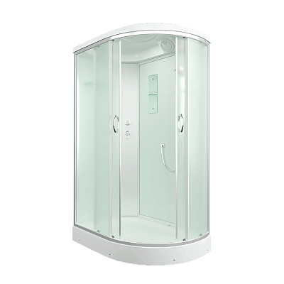 Душевая кабина 120х80 угловая левая ERLIT ER 3512PL-C3 низкий поддон