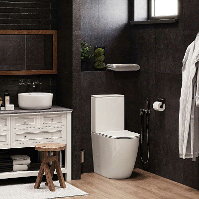 Унитаз компакт с бачком и сиденьем микролифт Cerutti SPA Bella CT8709