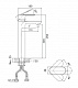 Смеситель для раковины высокий D&K DA1252001