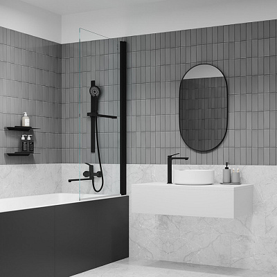 Смеситель для накладного умывальника Iddis Parker PARBL01i01