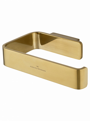 Держатель для туалетной бумаги без крышки Wonzon & Woghand lotte, брашированное золото ww-8316-bg