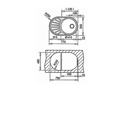 Мойка Teka DR-77 1В 1D Mictext  40127303 микротекстура