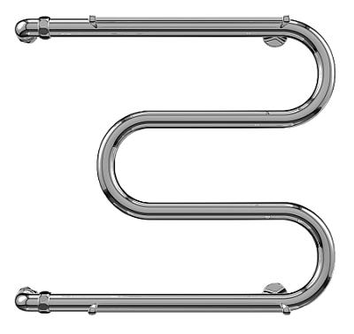 Полотенцесушитель водяной Terminus М-образный с полкой 600х532 4620768880346