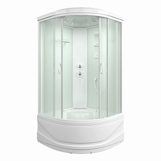 Душевая кабина 100х100 Mirwell MR3510TP-C3-RUS, высокий поддон