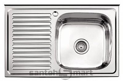 Мойка L-98050 R (Глянцевая) накладная правая