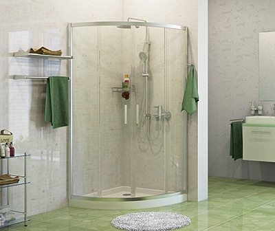 Душевой угол 90х90 WasserKraft Main 41S01 четверть круга