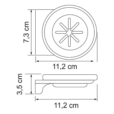 Мыльница стеклянная WasserKRAFT Kammel K-8329