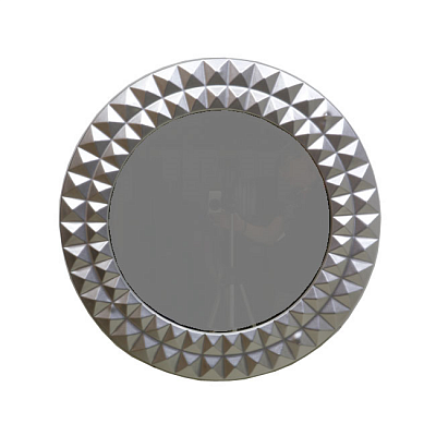 Зеркало круглое 80х80 (серебро) Caprigo  PL400-CR