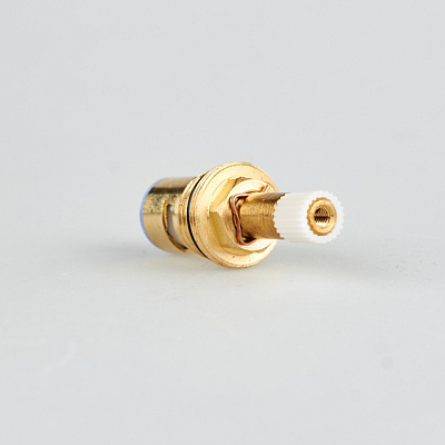 Кран-букса керамическая, 90°, 20 зубцов, M18x1,5, M21, h=53 мм, латунь, Iddis 998CR532SM-P