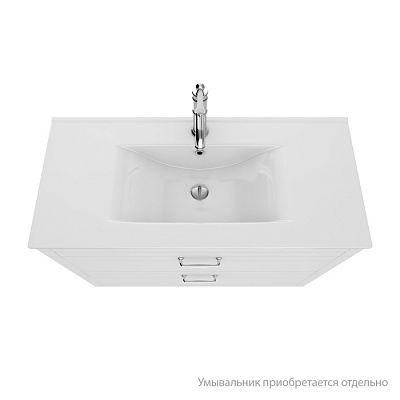 Тумба с раковиной Iddis Oxford 100 OXF10W1i95 белый