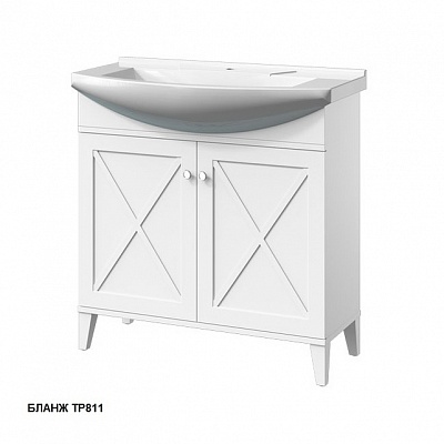 Тумба 85 две двери Caprigo TORINO 34613-TP811