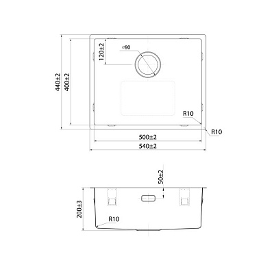 Мойка универсального монтажа Iddis Prime PRI54S0i77