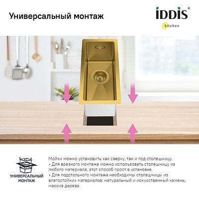 Мойка Iddis Edifice EDI21B0i77