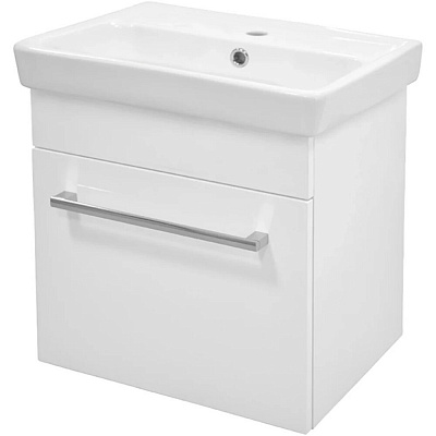 Тумба подвесная AQUATON Поль, белый без раковины (под рак.125664) 1A263701PF010
