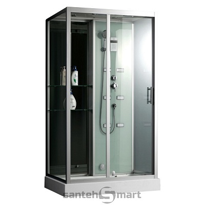 Душевая кабина Frank F503-1 пристенная 1200*850 низкий поддон