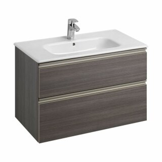 Тумба с раковиной Roca The Gap 80 2 ящика A857399402, городской дуб